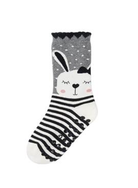Chaussettes Mayoral Lapin Antidérapant Gris