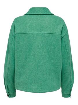 Veste Only Lemme Short Vert pour Femme