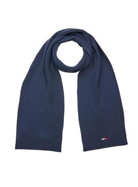 Echarpe Tommy Jeans Core Flag Bleu marine pour Homme