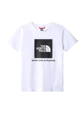 T-Shirt The North Face Box Blanc pour Garçon
