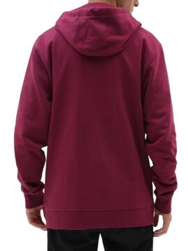 Sweat Vans Core Basic Bordeaux pour Homme