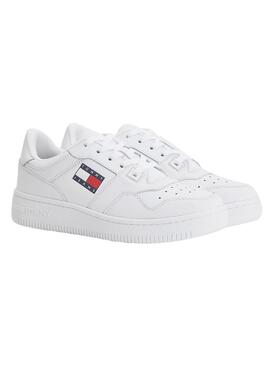 Baskets Tommy Jeans Retro Bascket Blancs Femme