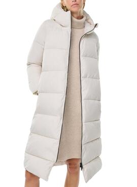 Veste Ecoalf Lenox Long Blanc pour Femme