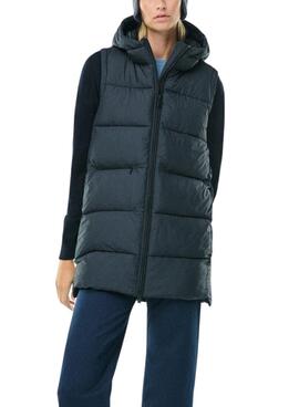 Gilet Ecoalf Marangu Noire pour Femme