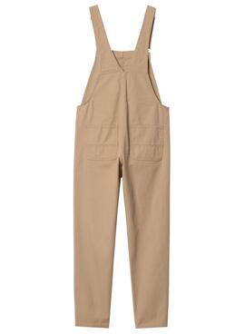 Salopette Bavoir Carhartt Beige pour Femme