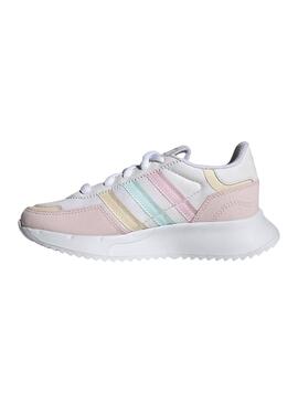 Baskets Adidas Retropy F2 pour Fille Blanc