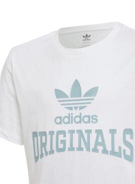 T-Shirt Adidas Graphic pour Fille Blanc