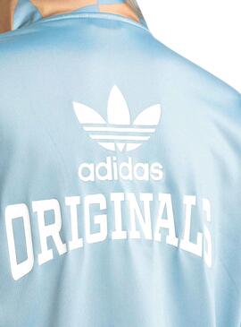 Veste Adidas Trefoil pour Fille Bleu y Beige