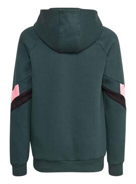Sweat Adidas avec Capuche pour Fille Vert