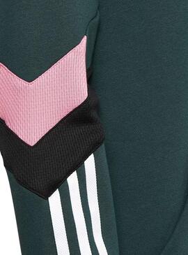 Sweat Adidas avec Capuche pour Fille Vert