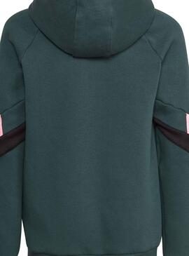 Sweat Adidas avec Capuche pour Fille Vert