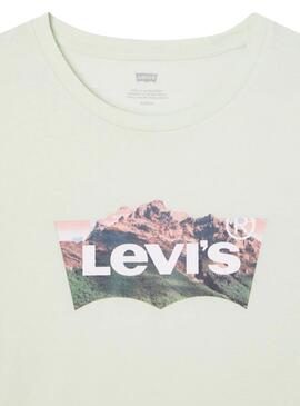 T-Shirt Levis  The Perfect Summer Beige pour Femme