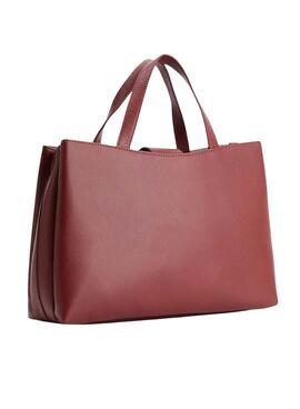 Sac à main Tommy Hilfiger Life Satchel pour Femme Rouge