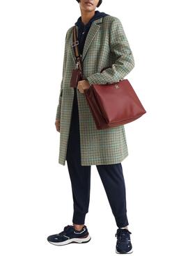 Sac à main Tommy Hilfiger Life Satchel pour Femme Rouge
