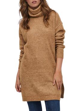 Pull Vila Vicilia Long Femme Camel