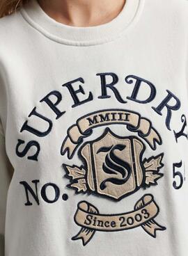 Robe Superdry Pride In Craft pour Femme Blanc