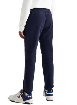 Pantalon Tommy Jeans Scanton Soft Homme Bleu Marine