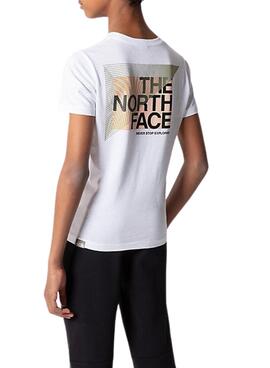T-Shirt The North Face Graphic Té Garçon Blanc