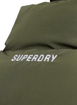 Gilet Superdry Sports Puffer Gilet Homme Vert