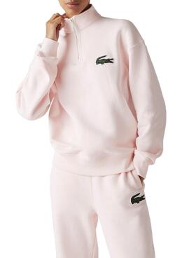 Sweat Lacoste Half-Zipper Homme et Femme