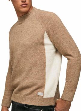 Pull Pepe Jeans Beige Monroi pour Homme