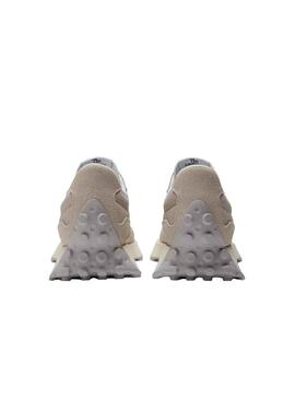 Baskets New Balance 327 Femme Beige et Blanc