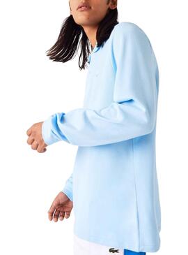 Polo Lacoste Classic Fit pour Homme Bleu