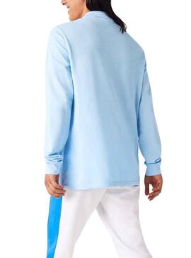 Polo Lacoste Classic Fit pour Homme Bleu