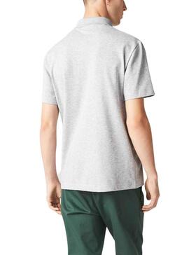 Polo Lacoste Regular Fit pour Homme Gris