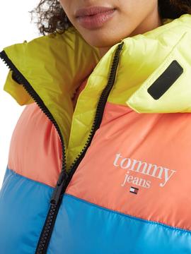 Veste Tommy Jeans Colobloc Multicolor Femme