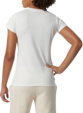 T-Shirt New Balance Esse Blanc pour Femme
