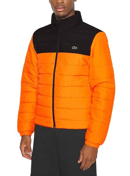 manteau lacoste orange