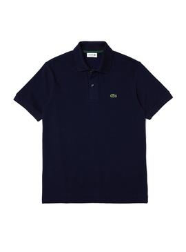 Polo Lacoste Classic Fit pour Homme Bleu marine