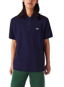 Polo Lacoste Classic Fit pour Homme Bleu marine