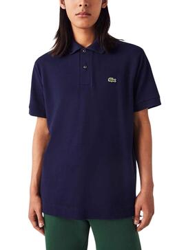 Polo Lacoste Classic Fit pour Homme Bleu marine