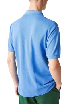 Polo Lacoste Classic Fit pour Homme Bleu