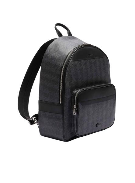 Sac à Dos Lacoste Monogram pour Homme Noire