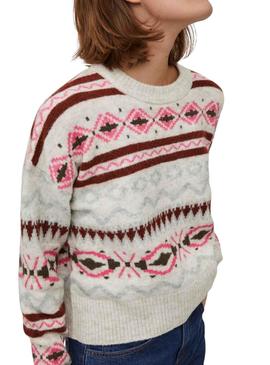 Pull Vila Vicilia Jacquard pour Femme Multicolor