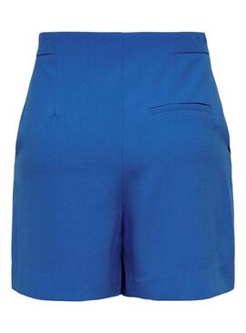 Shorts Only Gry Boutons pour Femme Bleu Eléctrico