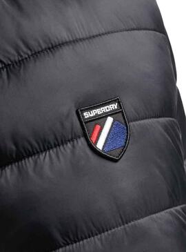 Veste Superdry Code Acolchada Homme Noire