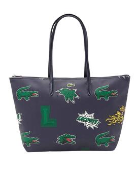 Shopper Lacoste Holiday Party pour Femme Bleu Marine
