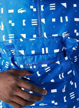 Veste Lacoste Sport Réversible Bleu Marine Homme