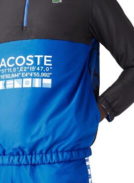 Veste Lacoste Sport Réversible Bleu Marine Homme