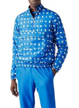 Veste Lacoste Sport Réversible Bleu Marine Homme