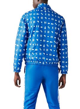 Veste Lacoste Sport Réversible Bleu Marine Homme