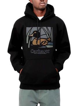 Sweat Carhartt Duck Pond Homme Noire