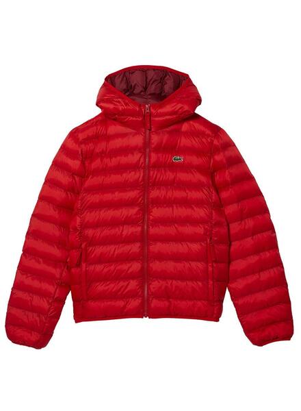 Veste shop rouge lacoste