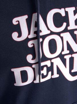 Sweat Jack & Jones Rack pour Homme Bleu marine