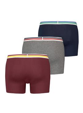 Pack 3 Slip Levis 3 Couleurs pour Homme