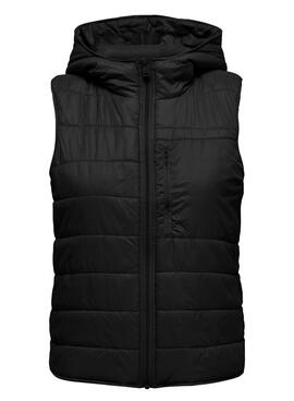 Gilet Only Sky Corto Noire pour Femme